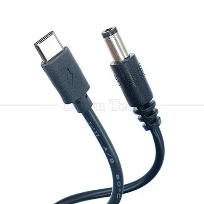 9v 12v 15v 20v PD USB Typ C zu DC 5.5x2.1mm Ladekabel für Wifi-Router-Lautsprecher