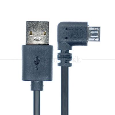 1M 2M 3M 1A 2A 3A Datenaufladung 90 Grad rechten Winkel USB Mikro-Verlängerungskabel für Telefon Tablet