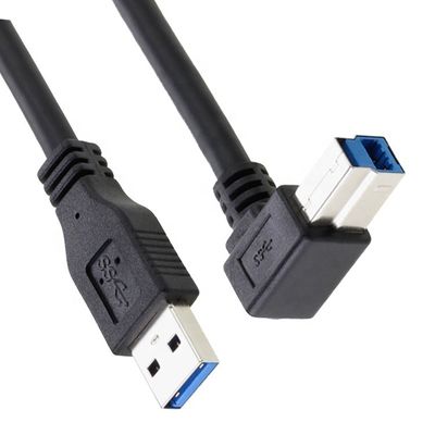 Hochgeschwindigkeit 5 Gbps 90 Grad Rechtswinkel USB 3.0 Männlich bis USB B Typ Druckerkabel