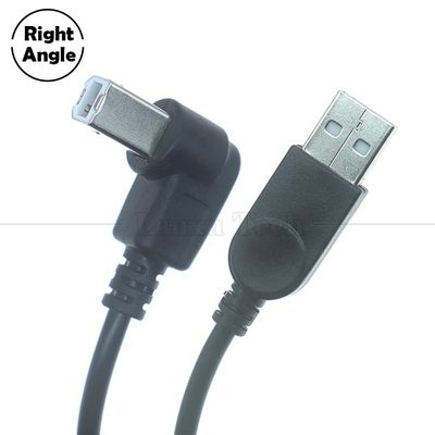 90° Rechtswinkel Typ A Männlich bis B Männlich USB 2.0 Druckeranschlussverlängerungskabel