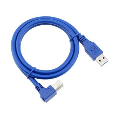 Hochgeschwindigkeit 5Gbps 90 Grad Rechtswinkel USB 3.0 A Männlich auf USB B Typ Druckerkabel für Epson HP
