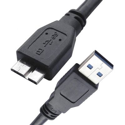 Hochgeschwindigkeitsdatenladung 5 Gbps USB 3.0 Micro B Kabel für externe Festplatten