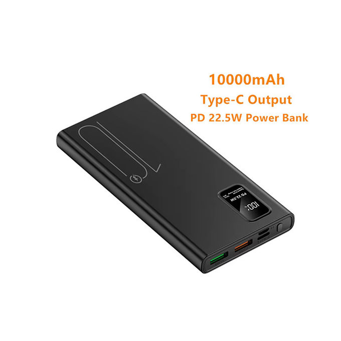 Outdoor Portable 10000mah PowerBank LED-Display PD QC3.0 22,5W Schnellladung Slim Power Banks 10000mAh USB-C Ladegerät für iphone 15 0