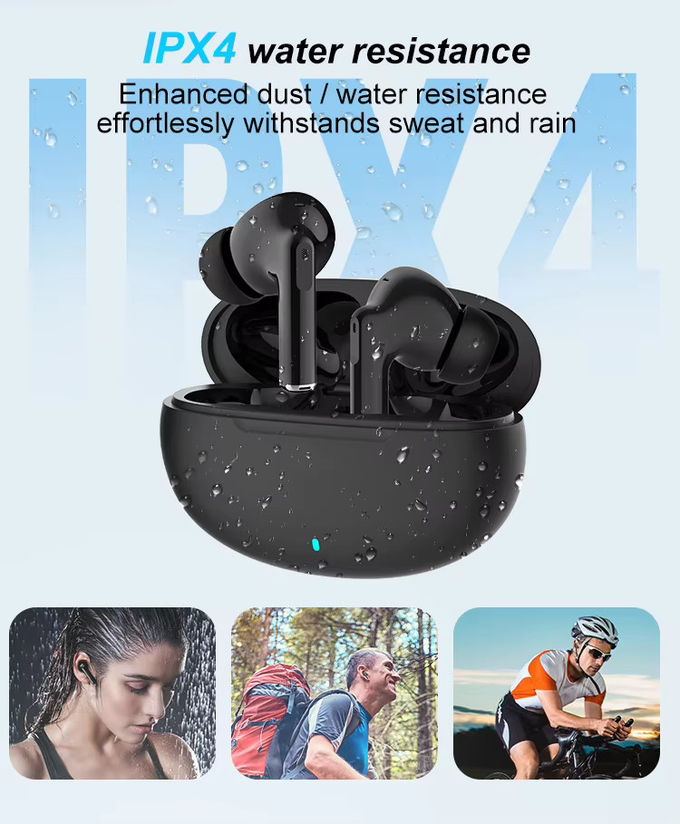IPods Pro Tws Ohrhörer Wireless 2024 In-Ear Kopfhörer Geräuschunterdrückung Hifi Sport Mini Blue Tooth Ohrhörer 3